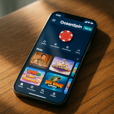 OceanSpin - Reszponzív mobil játék platform